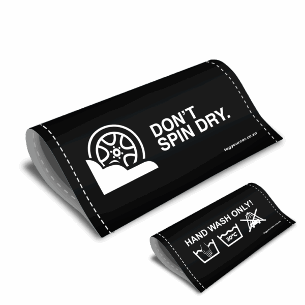 car tag - Tag Your Car - Dont Spin Dry - Wheel