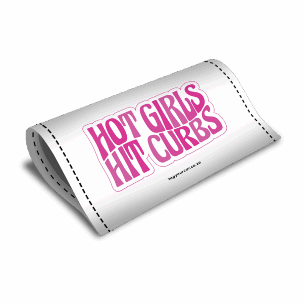 Tag Your Car - Hot Girls Hit Curbs - car tag